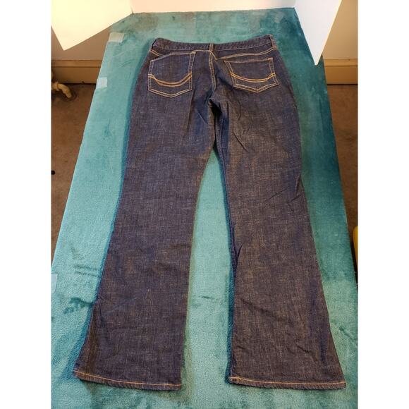 Old Navy Jeans Size 12 Womens Blue Pants Denim Ladies Stretch Mid Rise Bootcut - Picture 11 of 12